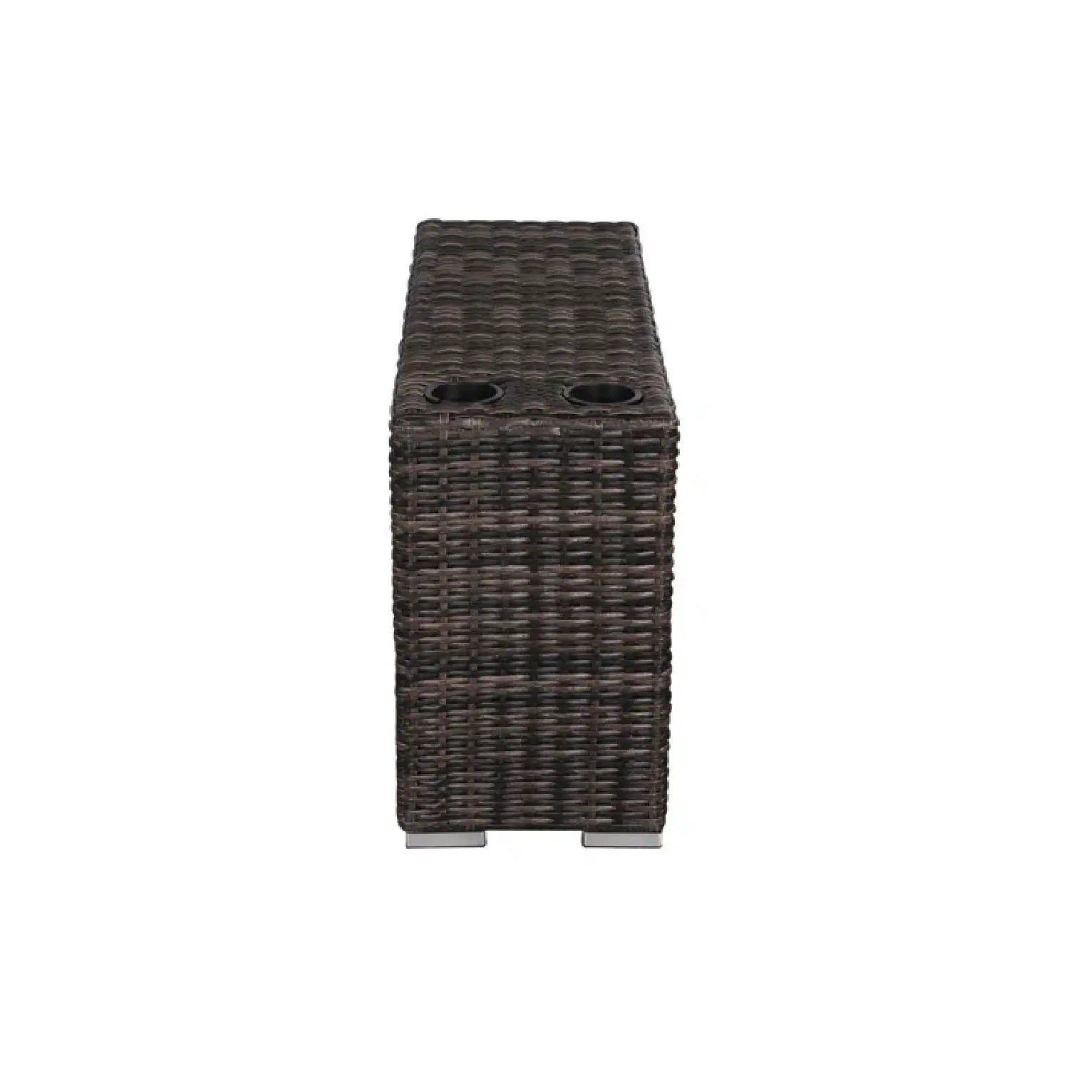 Wicker Seating Group Set With Table And Cushions by HouseOfZazla