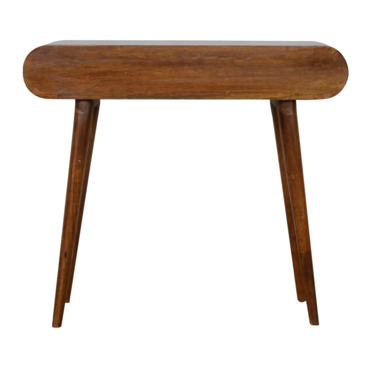 Solid Wood Curved Edge Console Table by HouseOfZazla