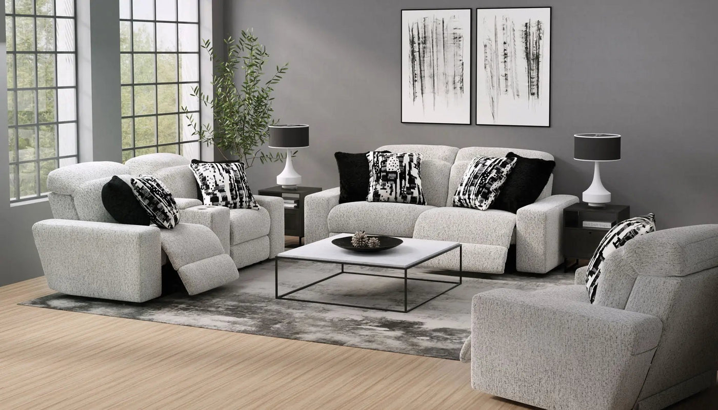 Darby - Power Adjustable Headrest Power Reclining Sofa by Unique Piece Furniture