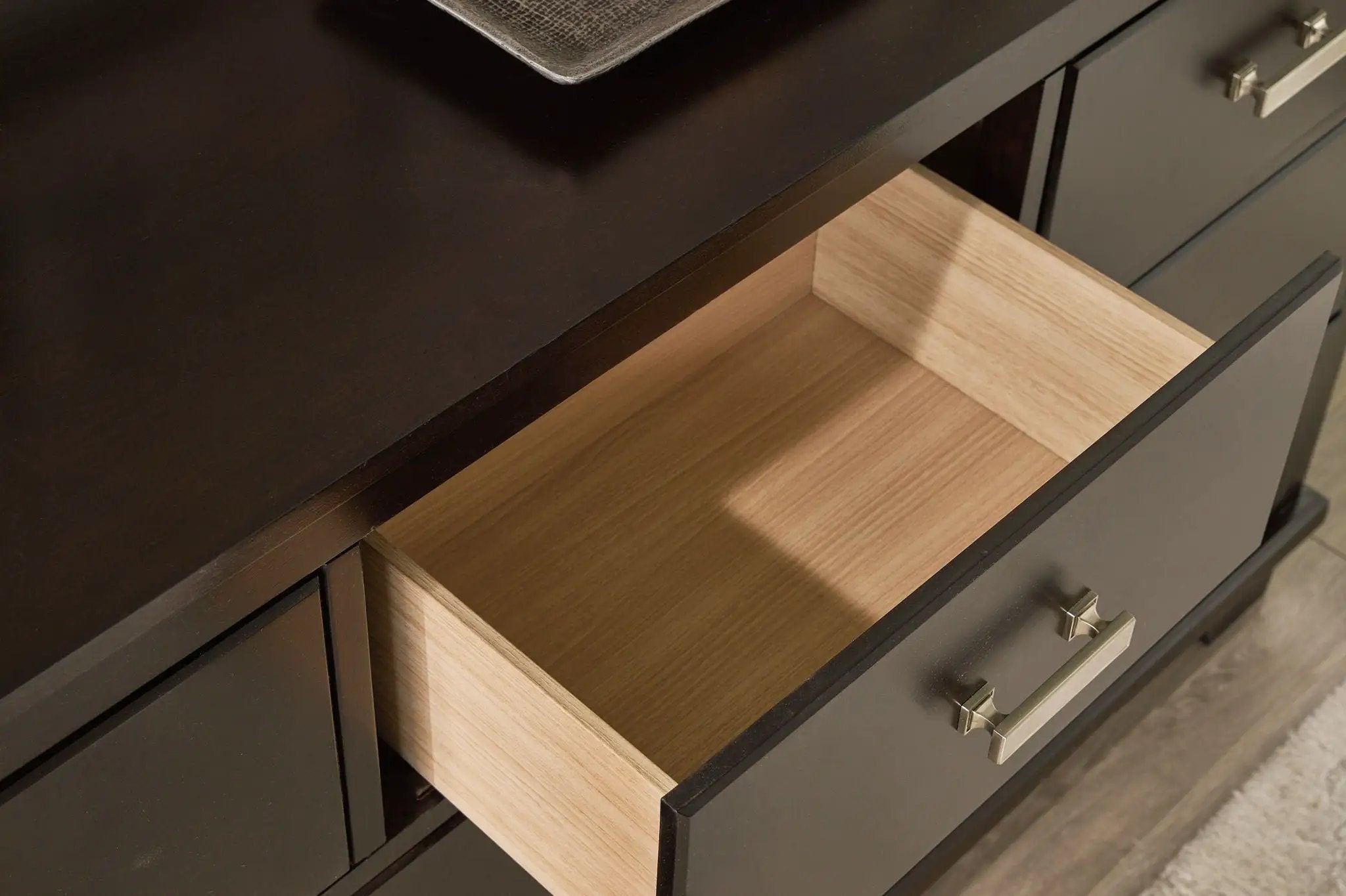 Covetown - Dresser And Mirror - Dark Brown by Unique Piece Furniture