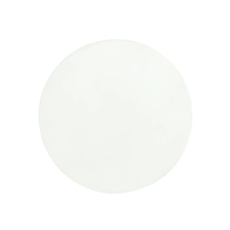 Outdoor Round Concrete Antique White Side Table by HouseOfZazla