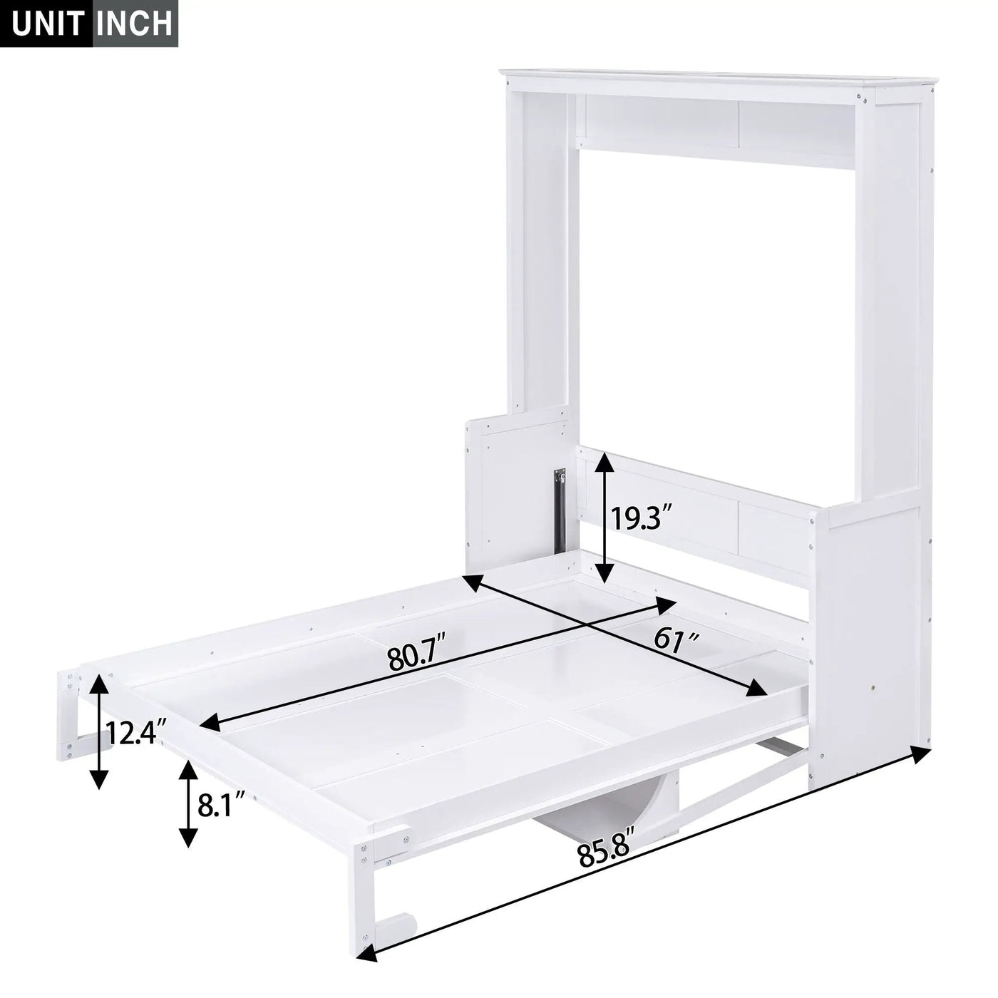 Murphy Bed With Shelf by HouseOfZazla