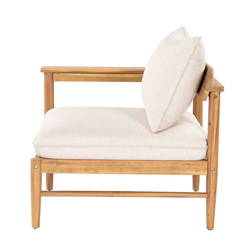 Terassi Outdoor Acacia Wood 4 Seater Sofa by HouseOfZazla