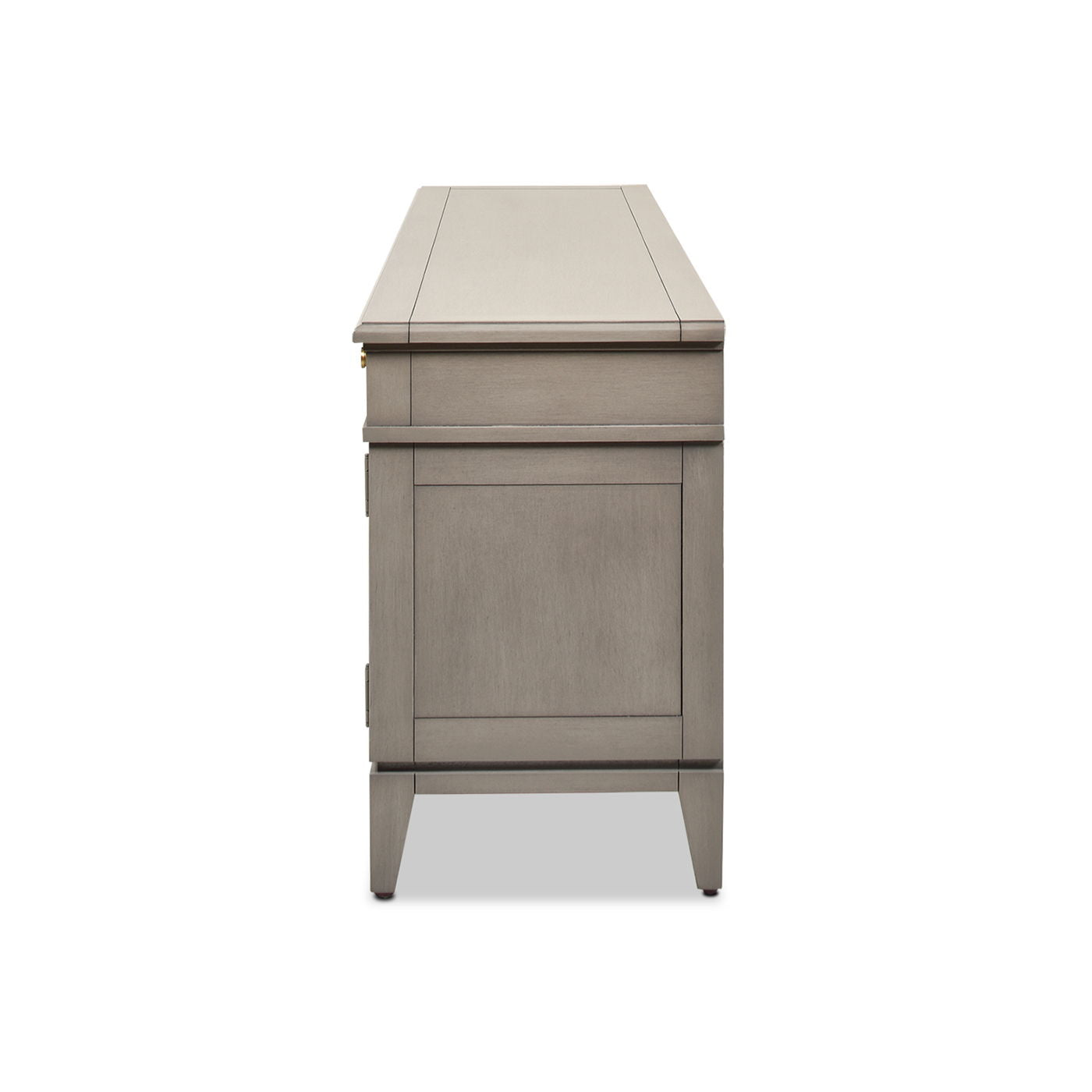 Dauphin - TV Stand Storage Display Console Table - Gray Cashmere by HouseOfZazla