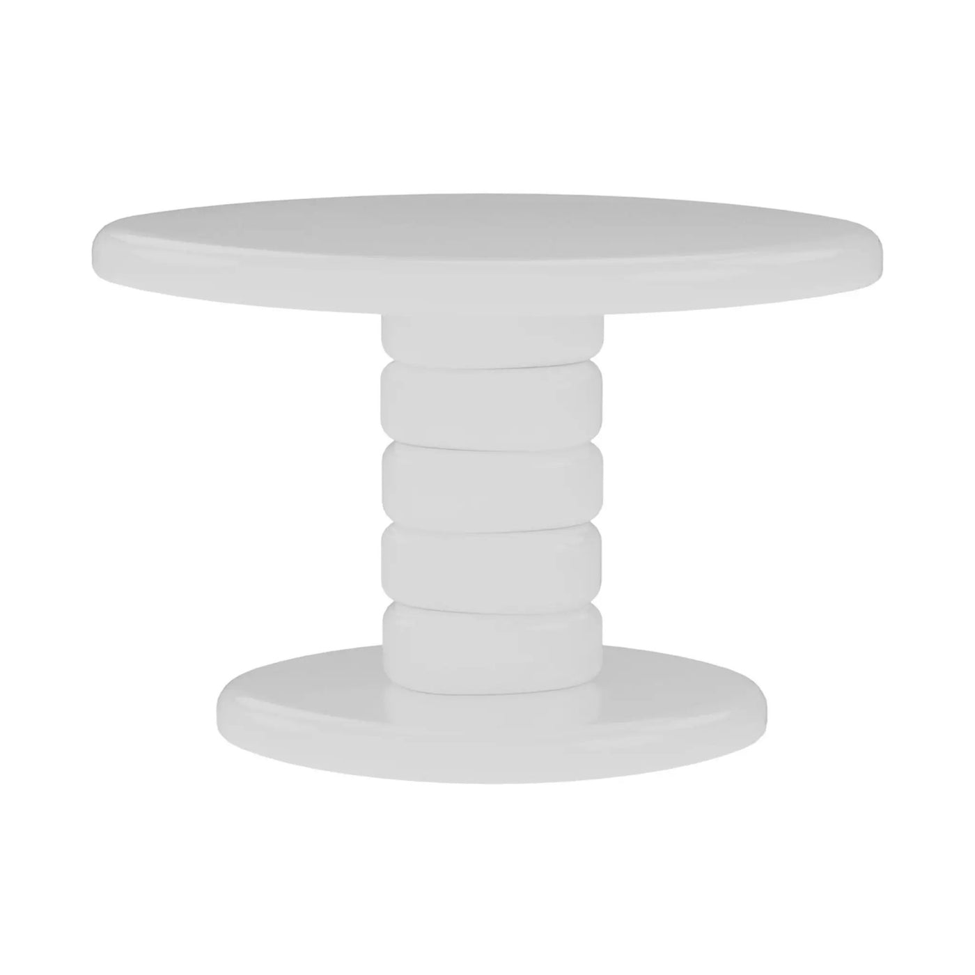 Stacked Cobblestone End Table by HouseOfZazla