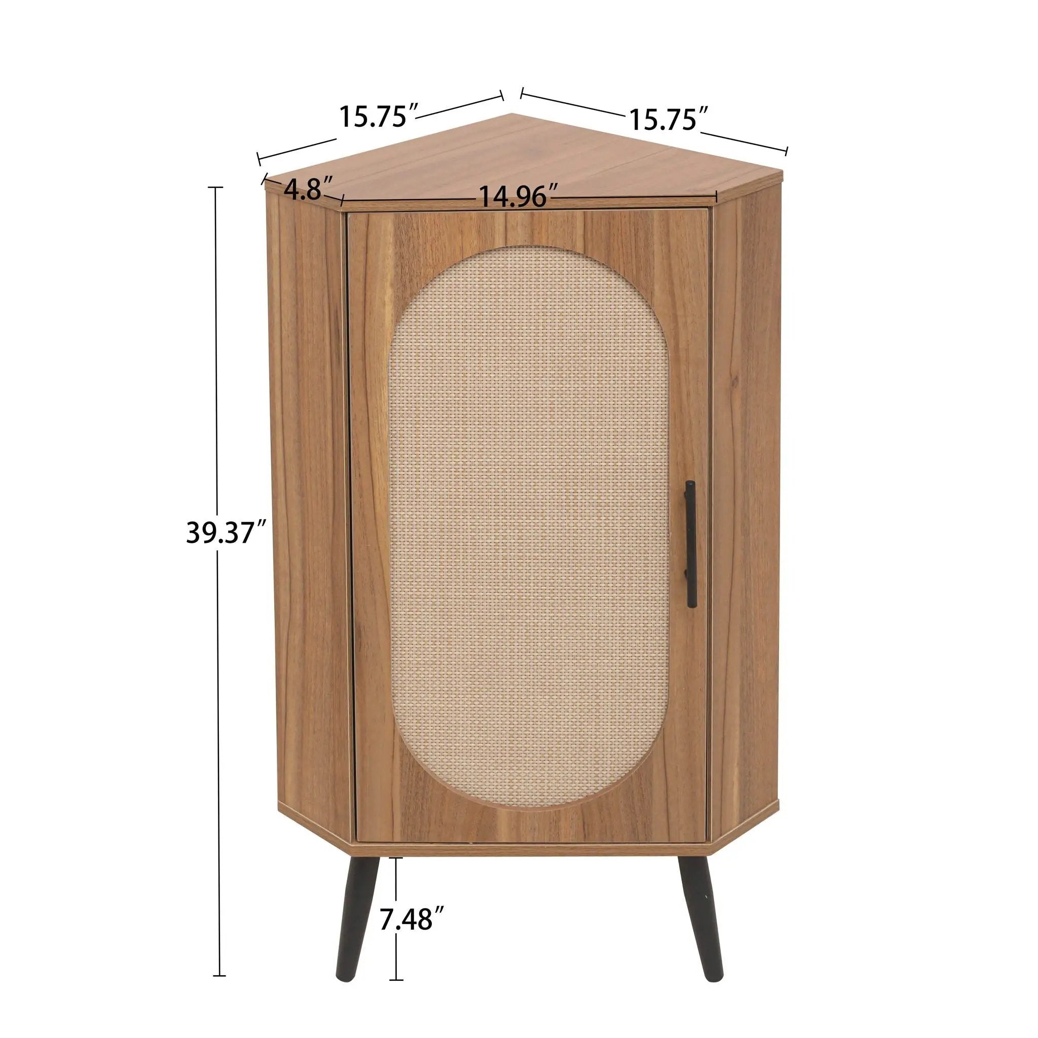 Freestanding Corner Corner Cabinet For Living Room by HouseOfZazla