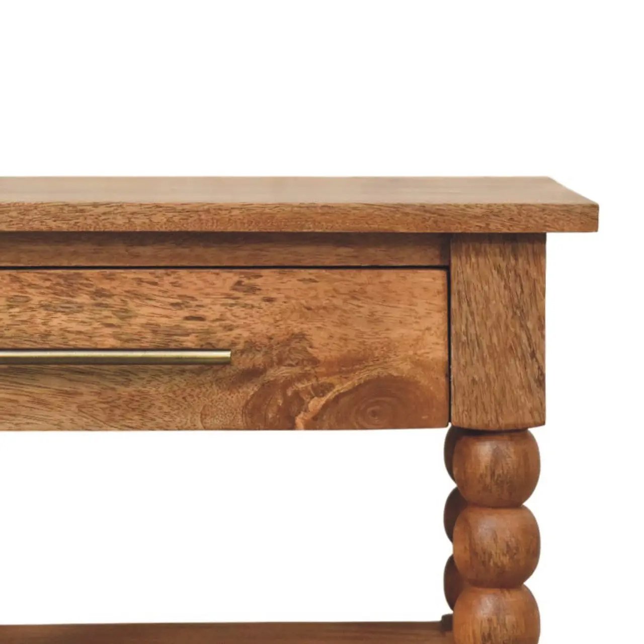 Solid Wood Barley Twist Side Table by HouseOfZazla