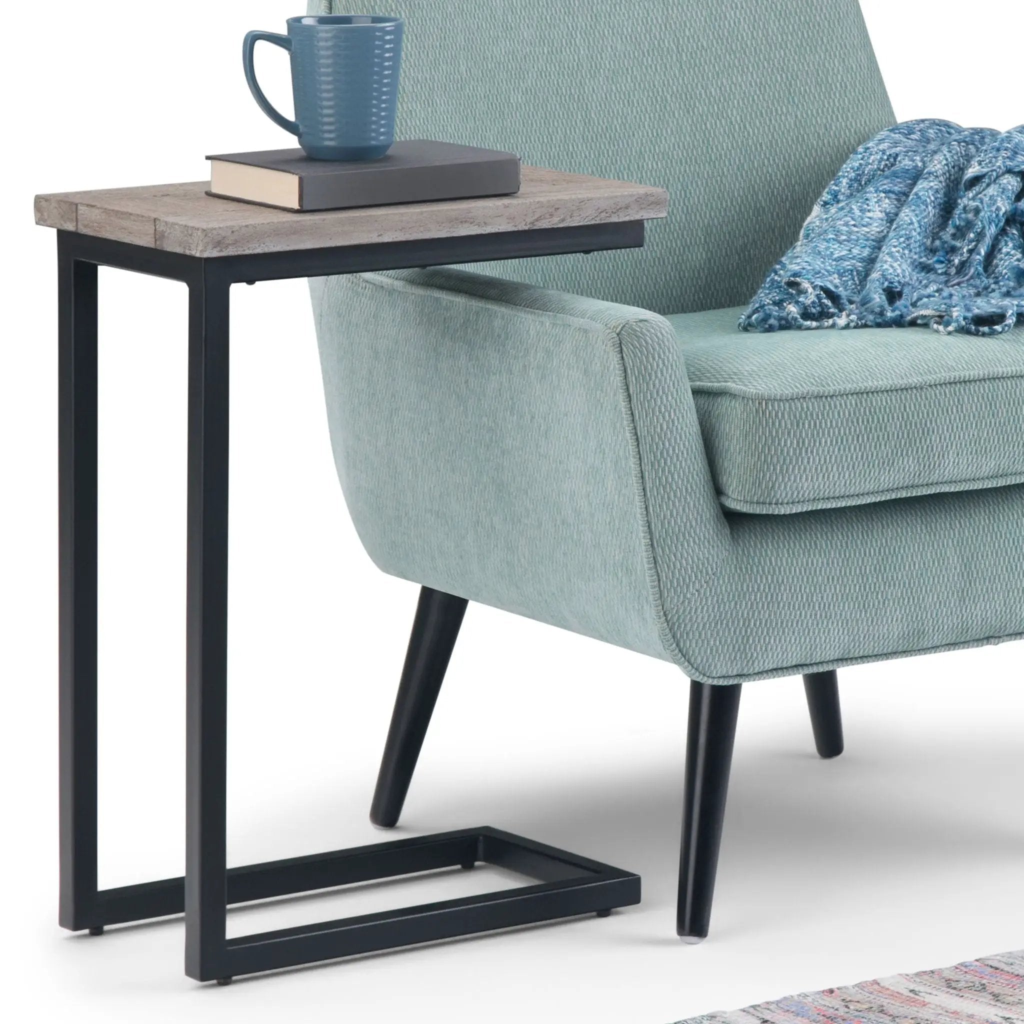 Skyler - Handcrafted C Side Table by HouseOfZazla