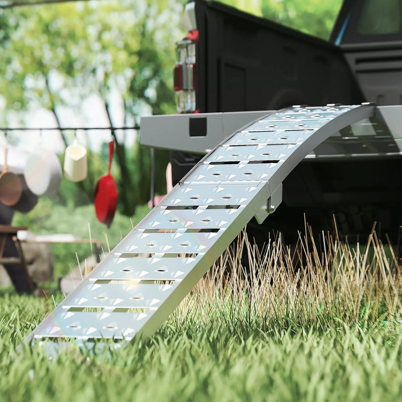 7.5FT Heavy Duty Aluminum Loading Ramp Set for Pickup Truck Beds by HouseOfZazla