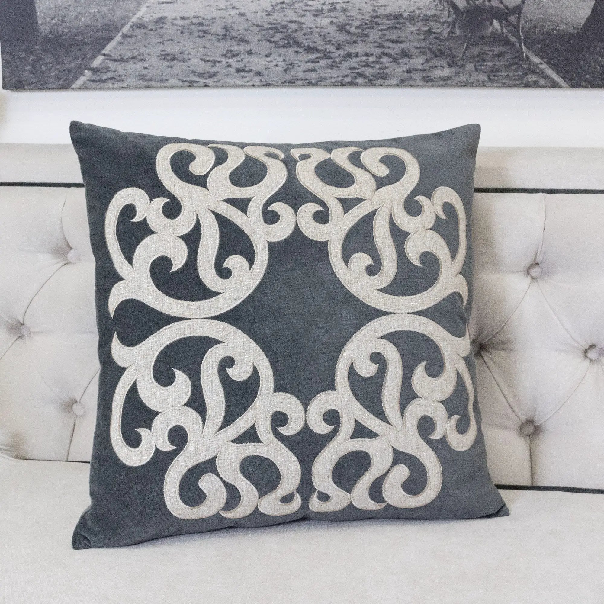 Dora - Pillow Cover With Matching Back by Unique Piece Furniture