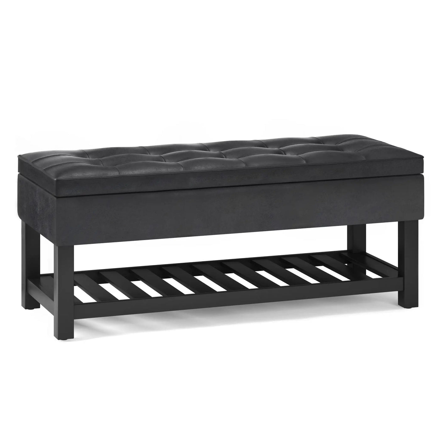 Cosmopolitan - Storage Ottoman Bench With Open Bottom by HouseOfZazla