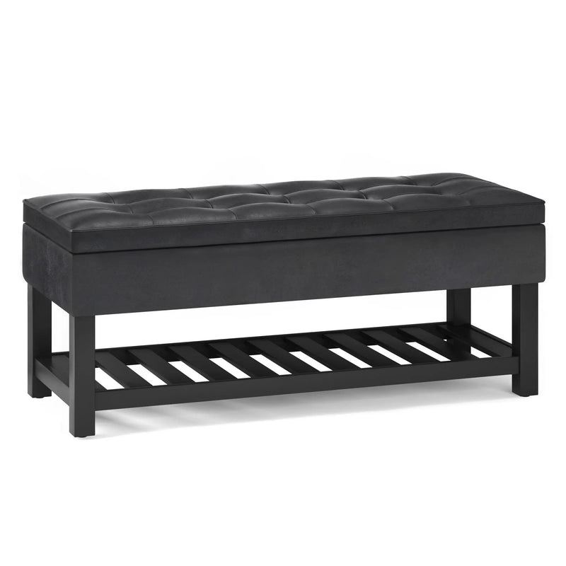 Cosmopolitan - Storage Ottoman Bench With Open Bottom by Unique Piece Furniture