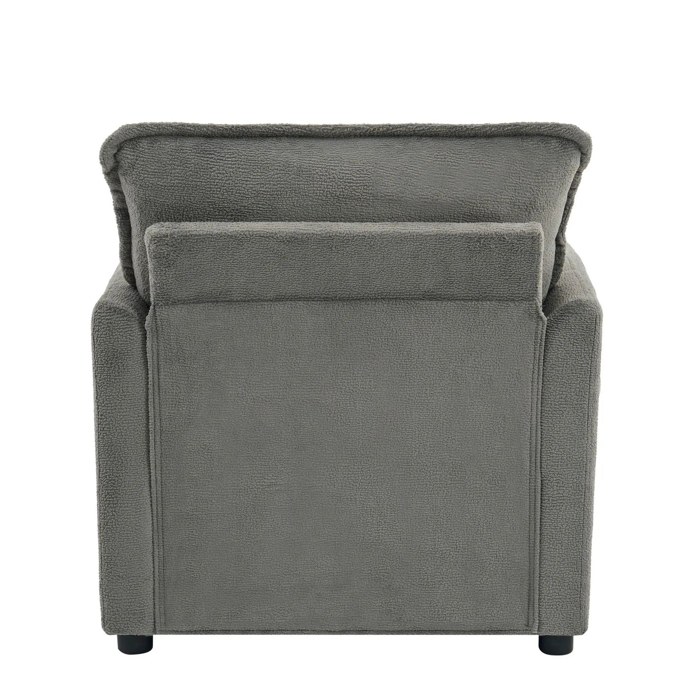 Modern Single Seat Accent Chair With Side Storage Pockets by HouseOfZazla