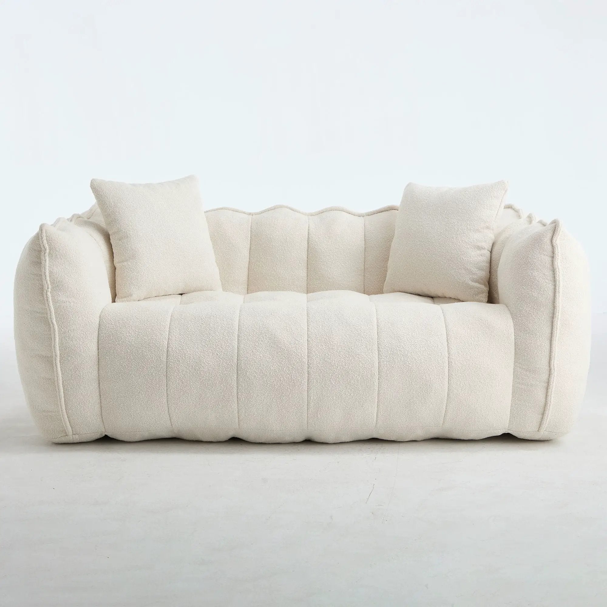 Cozy Beanbag Chair With High Resilience Foam Core For 2 by HouseOfZazla