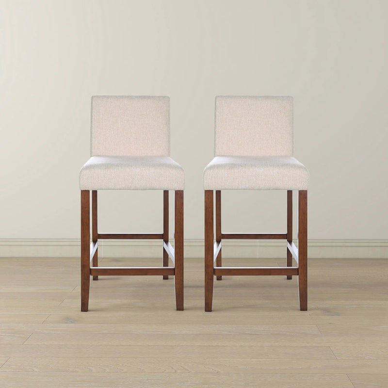 Dorian - Counter Chair (Set of 2) - Beige by HouseOfZazla