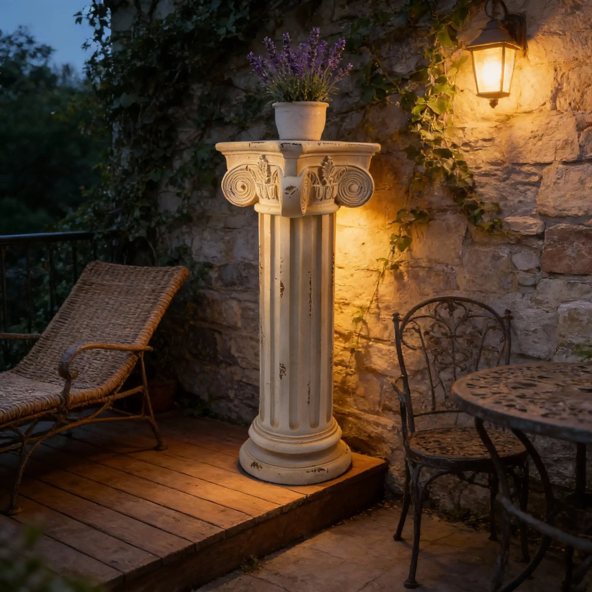 Pedestal Column Plant Stand - 28.93'' Tall Roman Column by HouseOfZazla