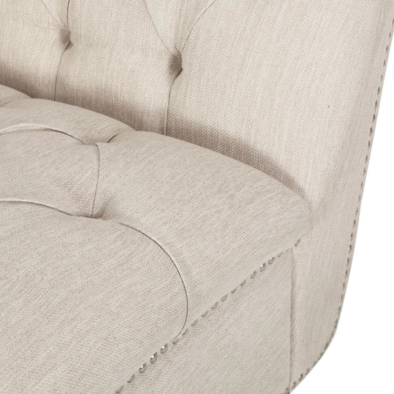 Chaise Lounge With Button Tufted Diamond Stitch by HouseOfZazla