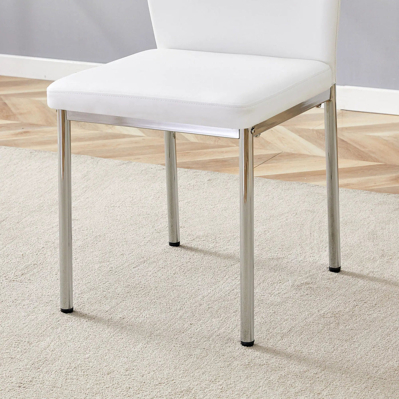 Luxury Simple High Resilience Dining Chair With Metal Legs by HouseOfZazla