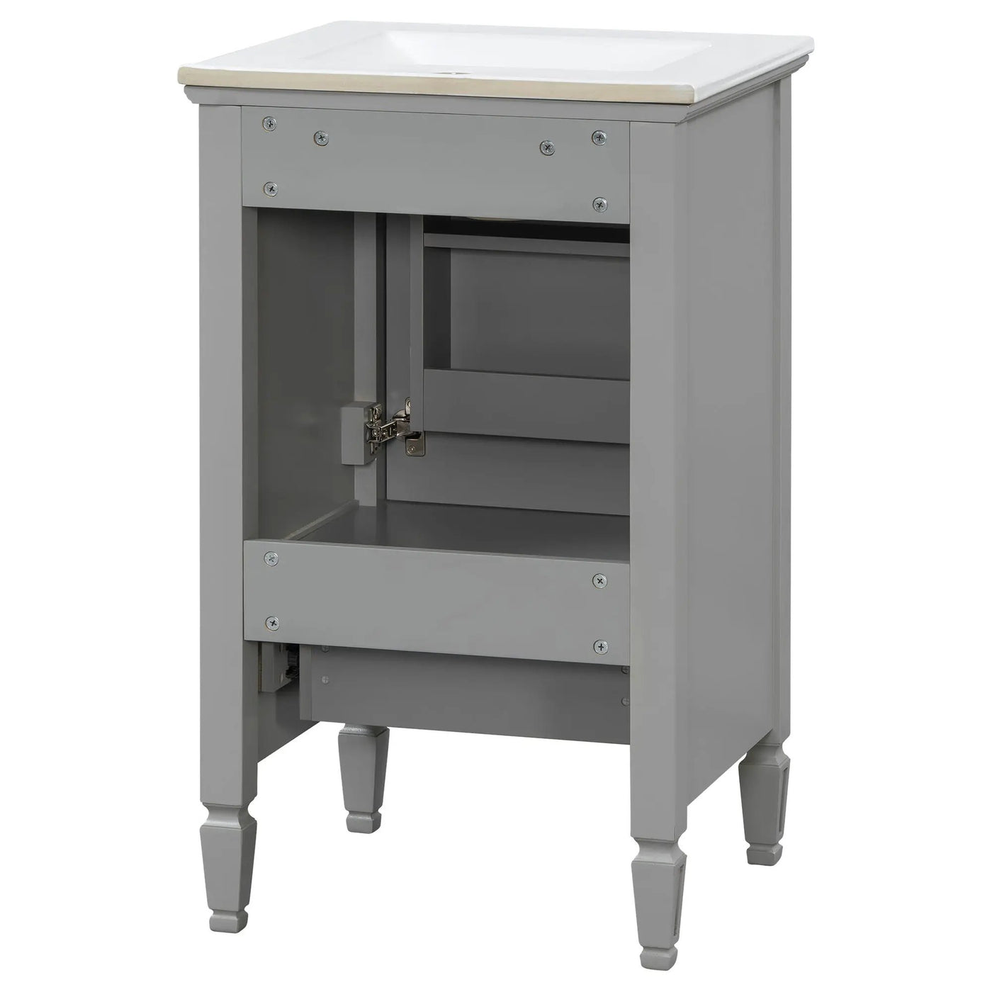 Retro Bathroom Vanity With Sink by HouseOfZazla