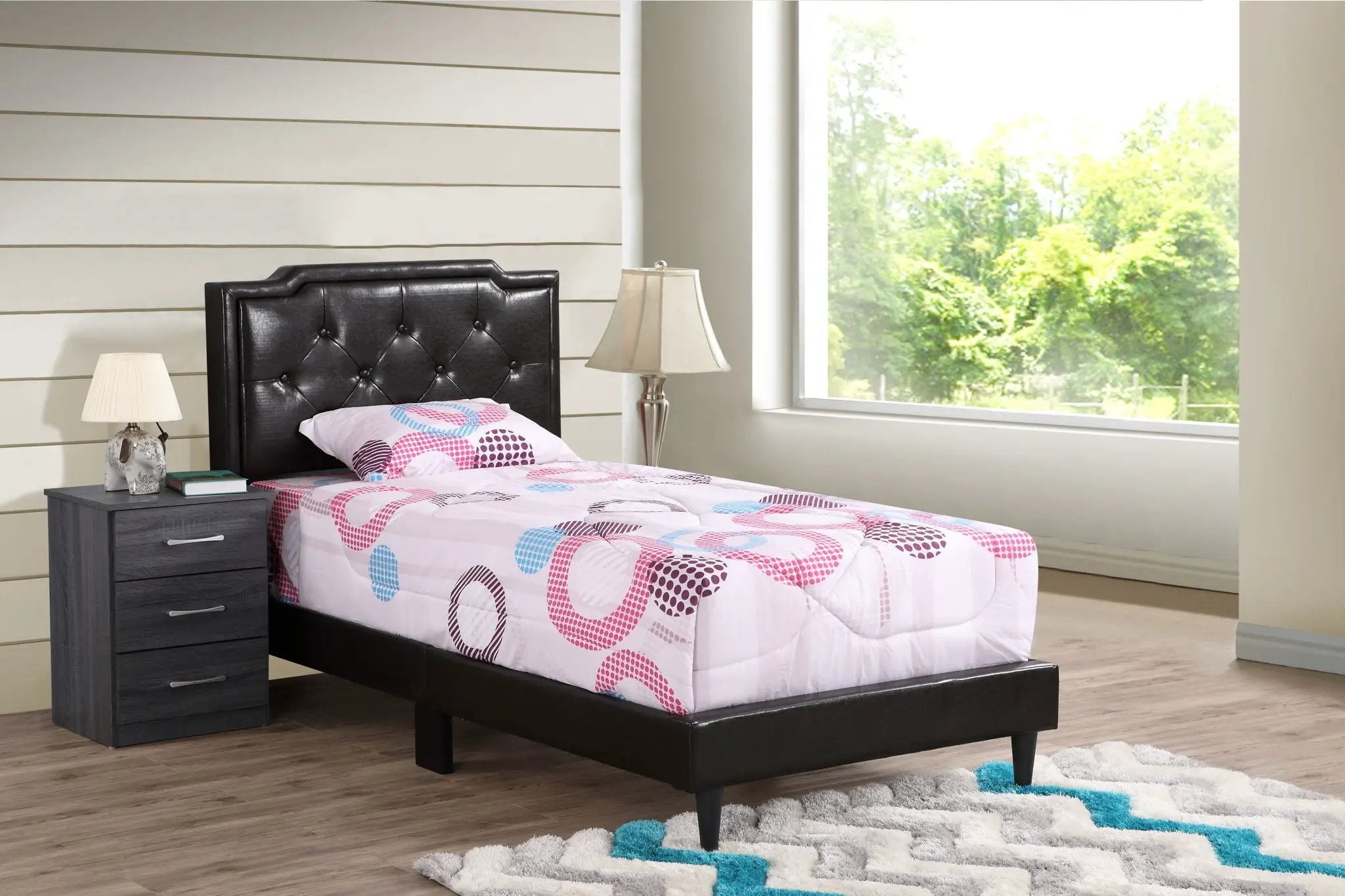 Button Tufted Bed Charming For Cozy Spaces by Unique Piece Furniture