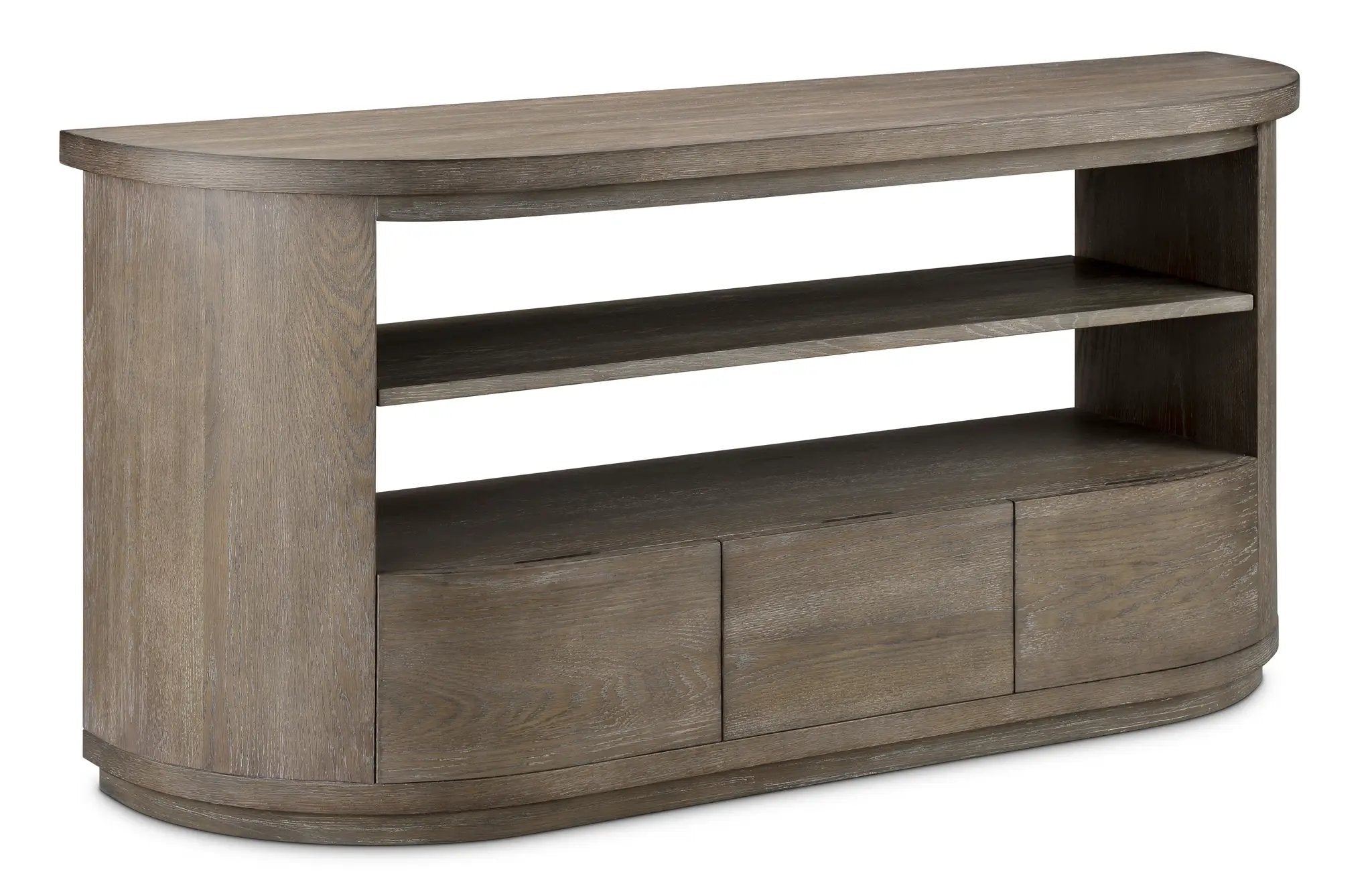Bosley - Demilune Sofa Table - Porpoise by Unique Piece Furniture