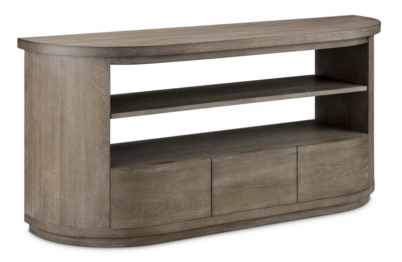 Bosley - Demilune Sofa Table - Porpoise by Unique Piece Furniture