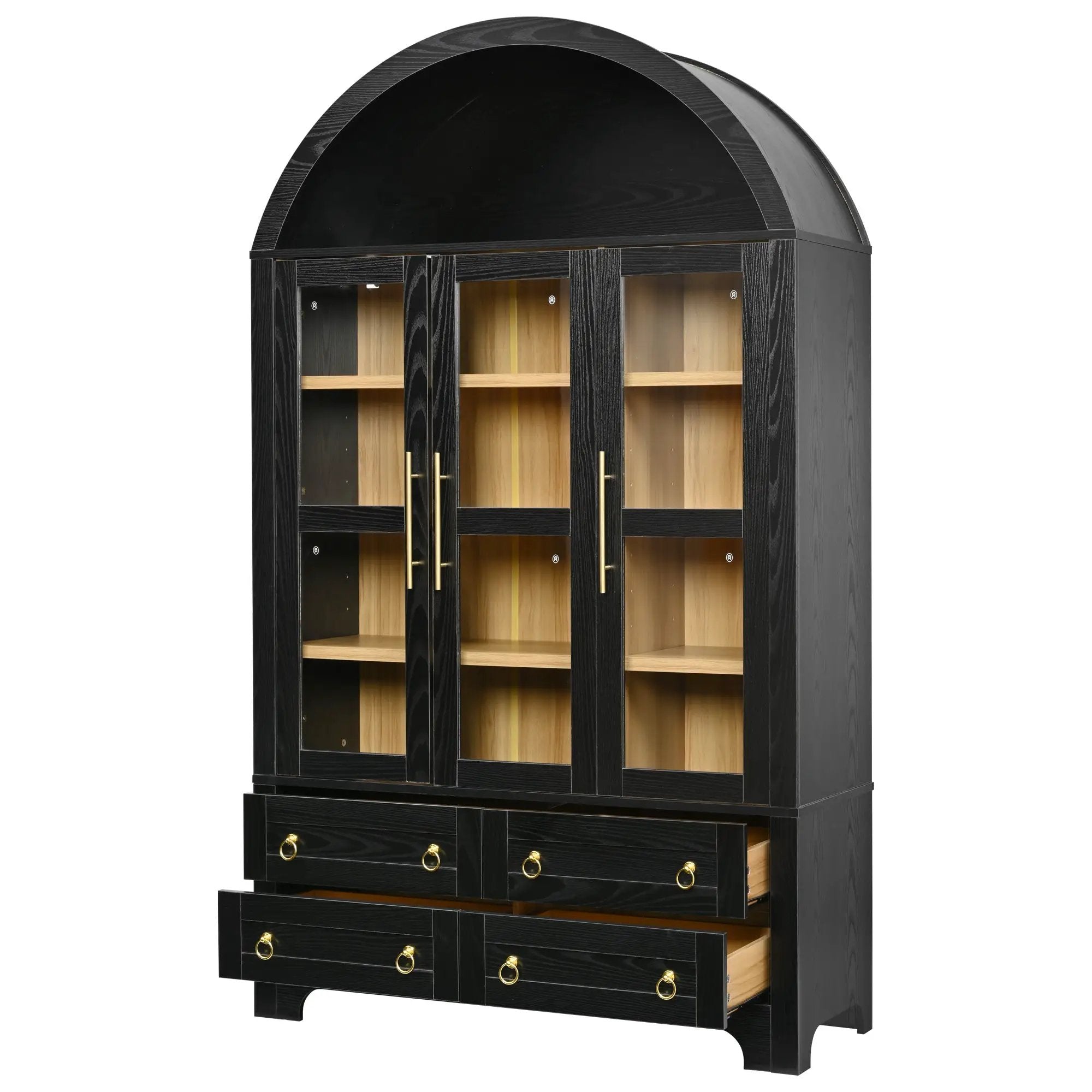 K&K 72.8" Tall Arched Pantry Cabinet by HouseOfZazla