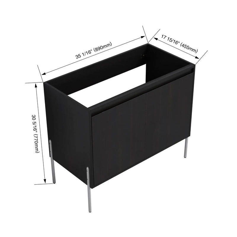 Freestanding Bathroom Vanity & Soft Close Cabinet Doors by Unique Piece Furniture
