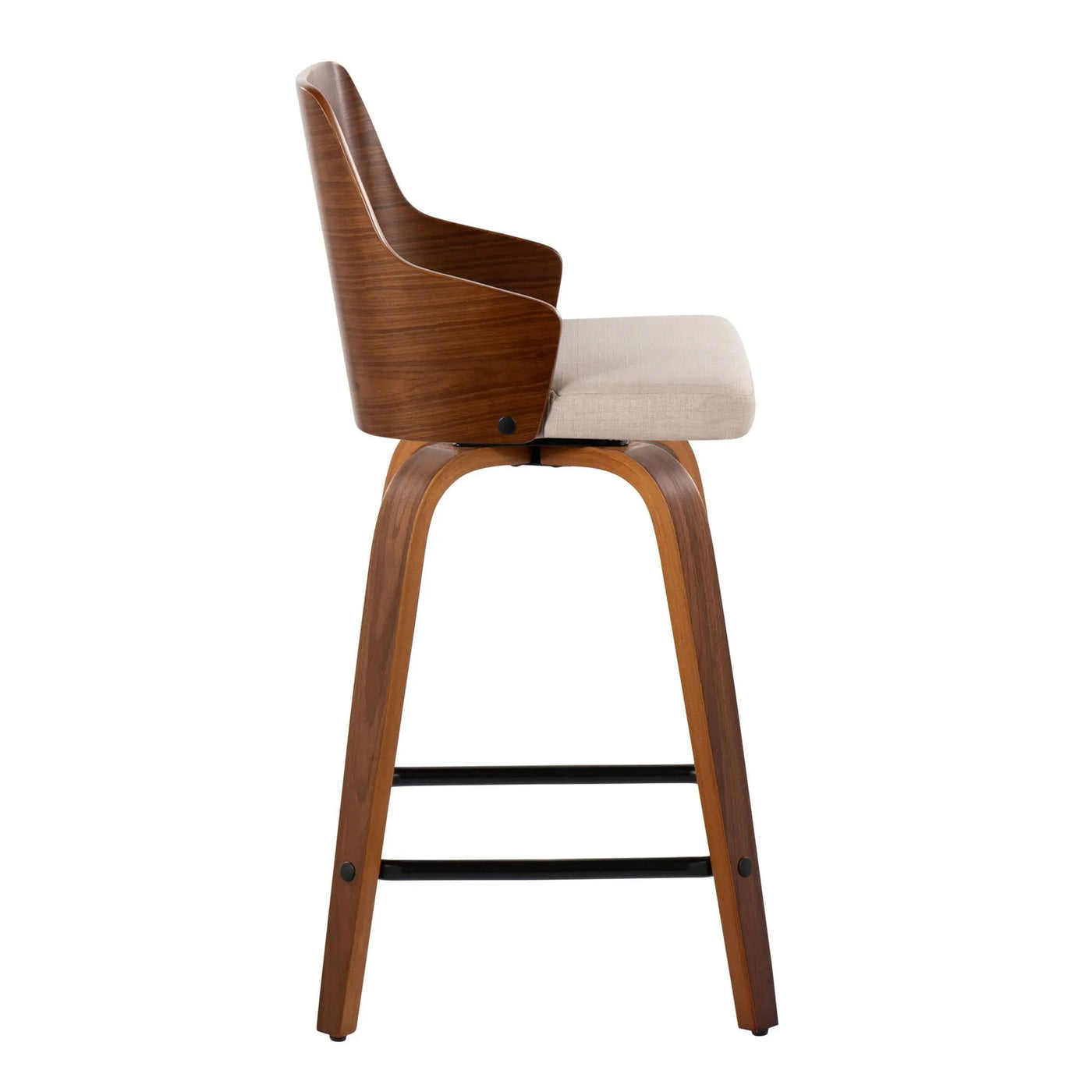 Ariana - Mid Century Modern Counter Stool (Set of 2) by HouseOfZazla