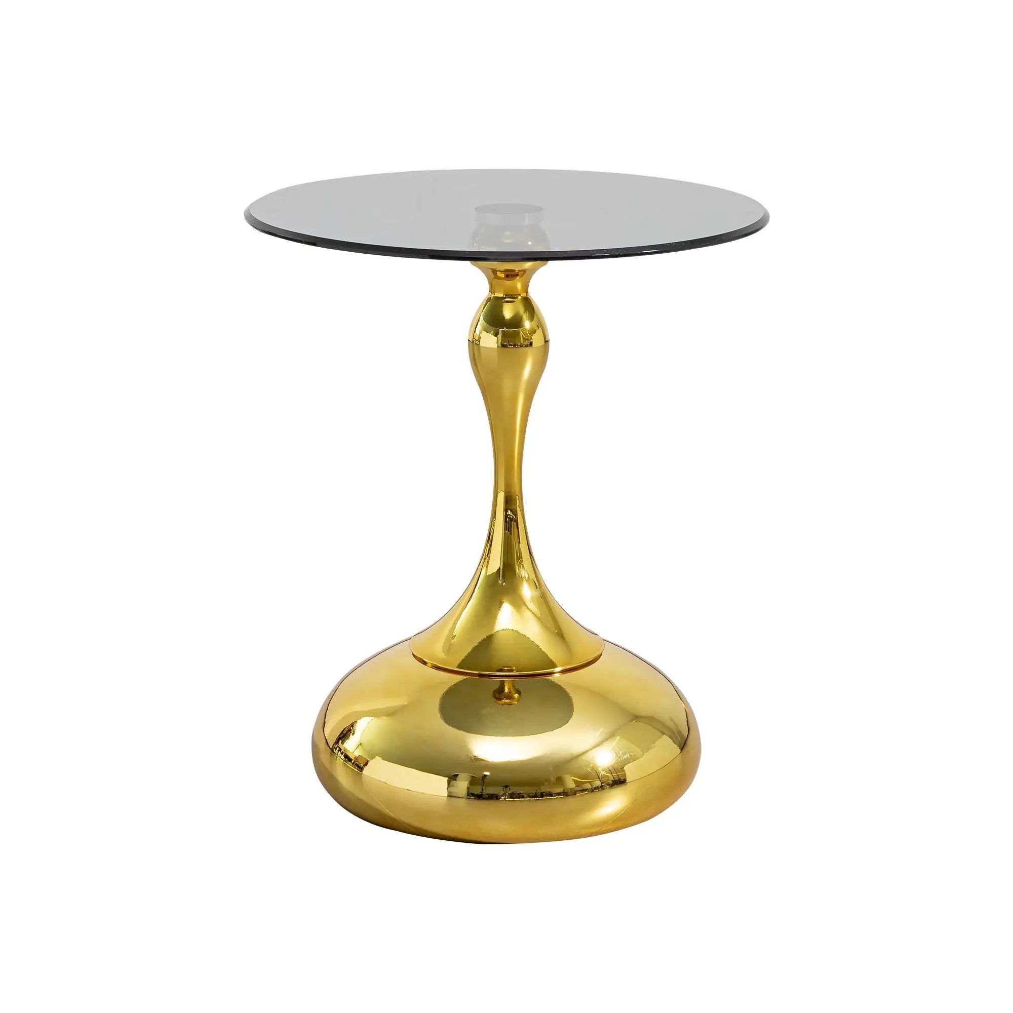 Modern Minimalist Coffee Table With Steel Legs And Tempered Glass Top by Unique Piece Furniture