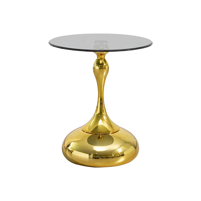 Modern Minimalist Coffee Table With Steel Legs And Tempered Glass Top by Unique Piece Furniture