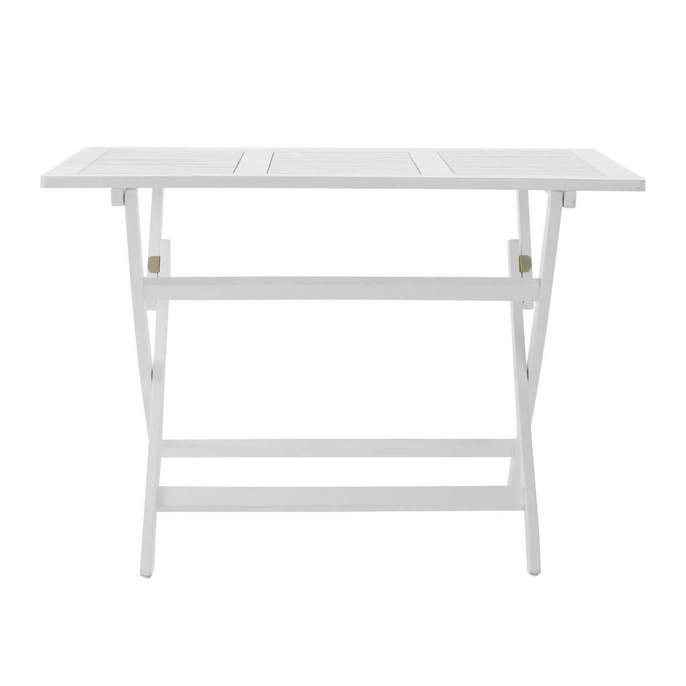 Blissique Outdoor Foldable Wood Dining Table With Slat Design by HouseOfZazla
