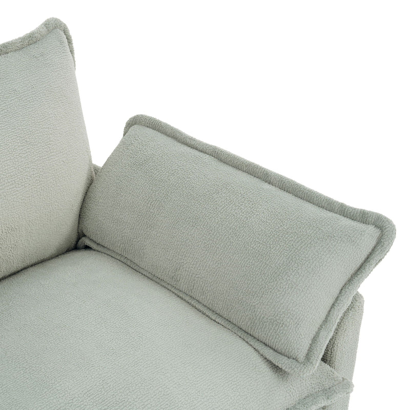 Modern Sofa Set With Double Layer Cushion And Side Storage Pockets by HouseOfZazla