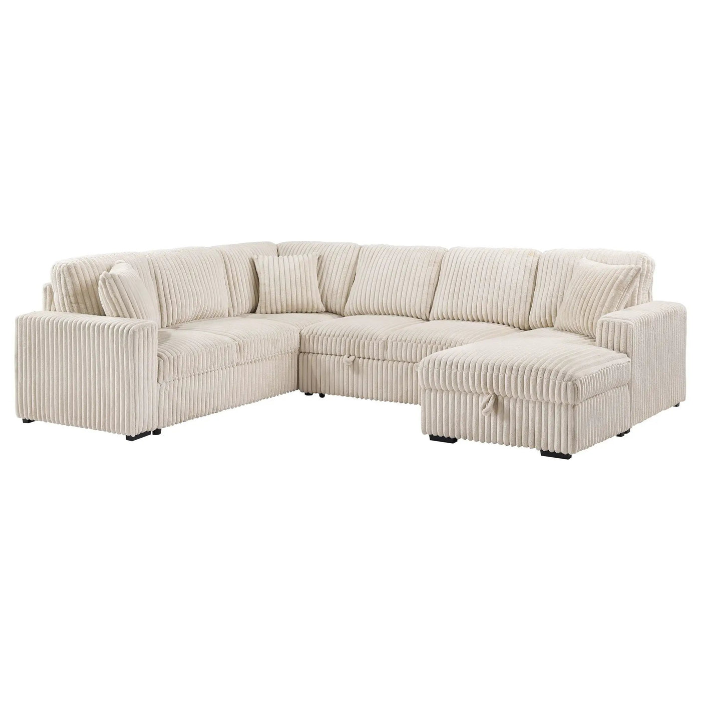 Thurston - Storage Sectional Sofa With Pop Up Bed by HouseOfZazla