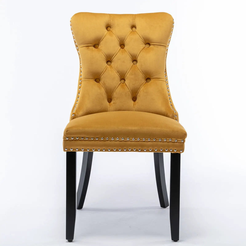 Nikki - High-End Tufted Dining Chair (Set of 2) by HouseOfZazla