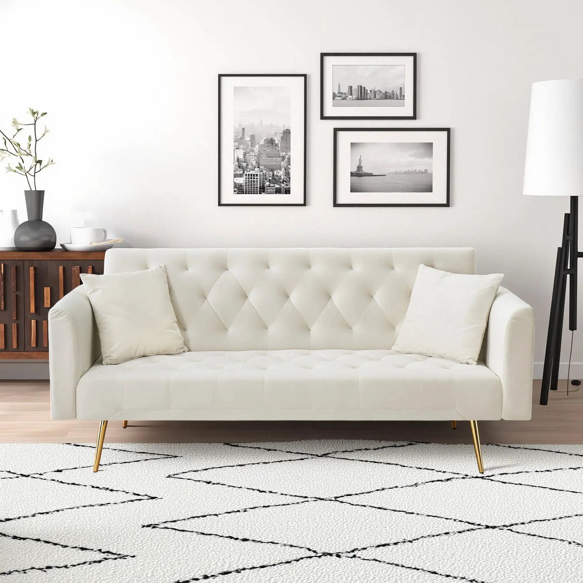 Convertible Double Folding Living Room Sofa Bed by Unique Piece Furniture