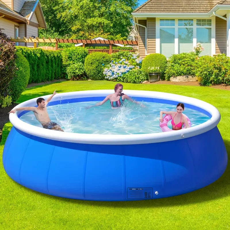 Inflatable Swimming Pool 244" x 63" Butterfly Design by HouseOfZazla