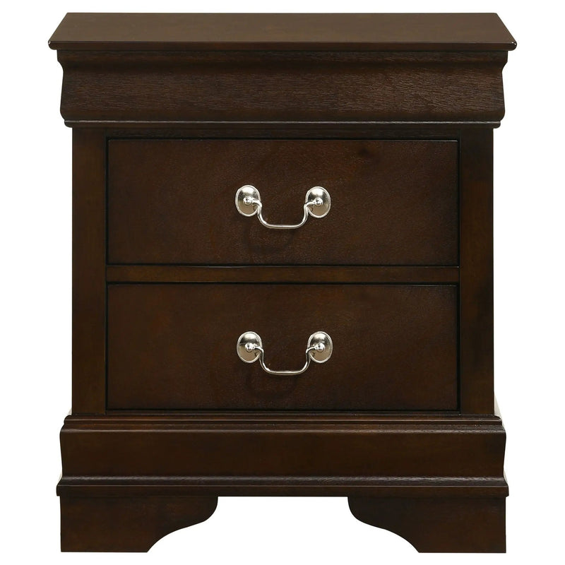 Louis Philippe 4-piece Queen Bedroom Set Cappuccino by Unique Piece Furniture