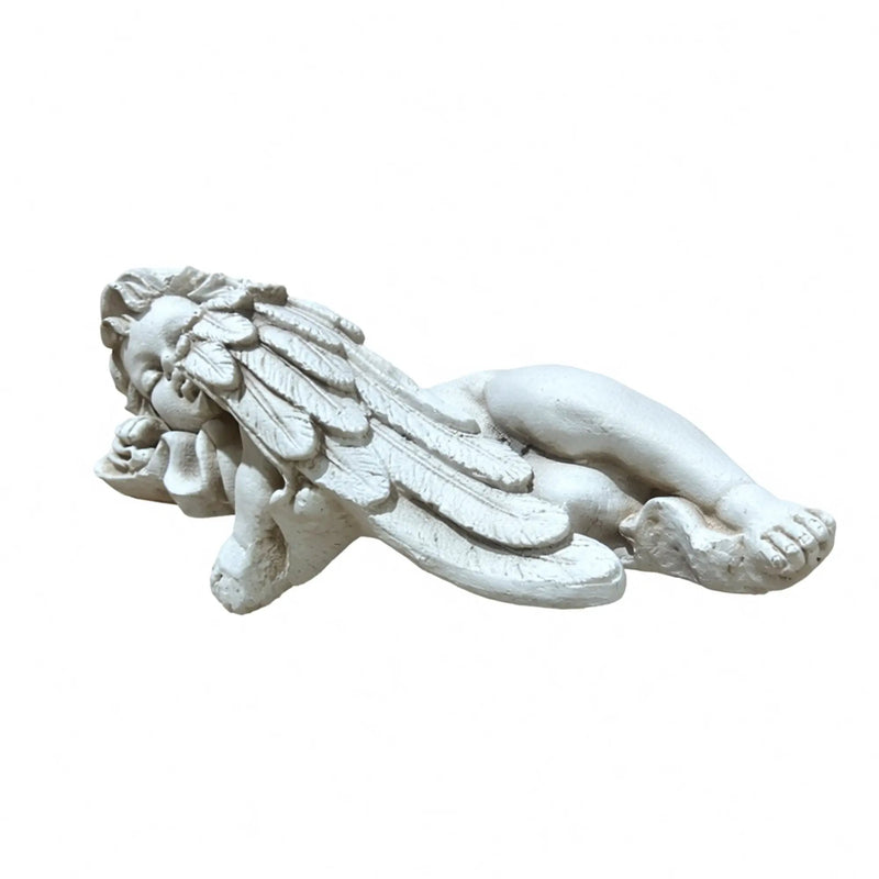 Magnesium Oxide Lying Angel Statue by HouseOfZazla