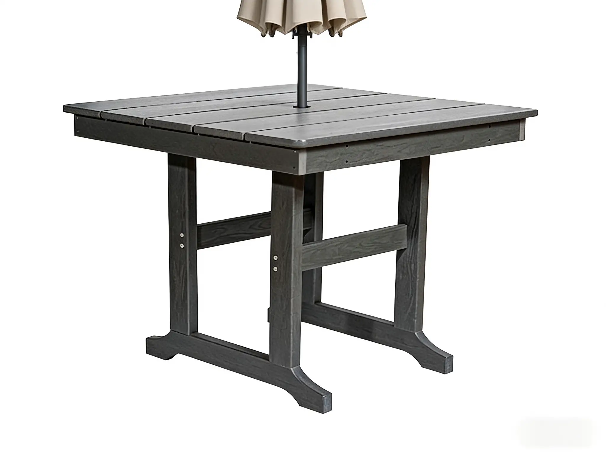 HDPE Outdoor Patio Dining Set with Table and 4 Chairs by HouseOfZazla