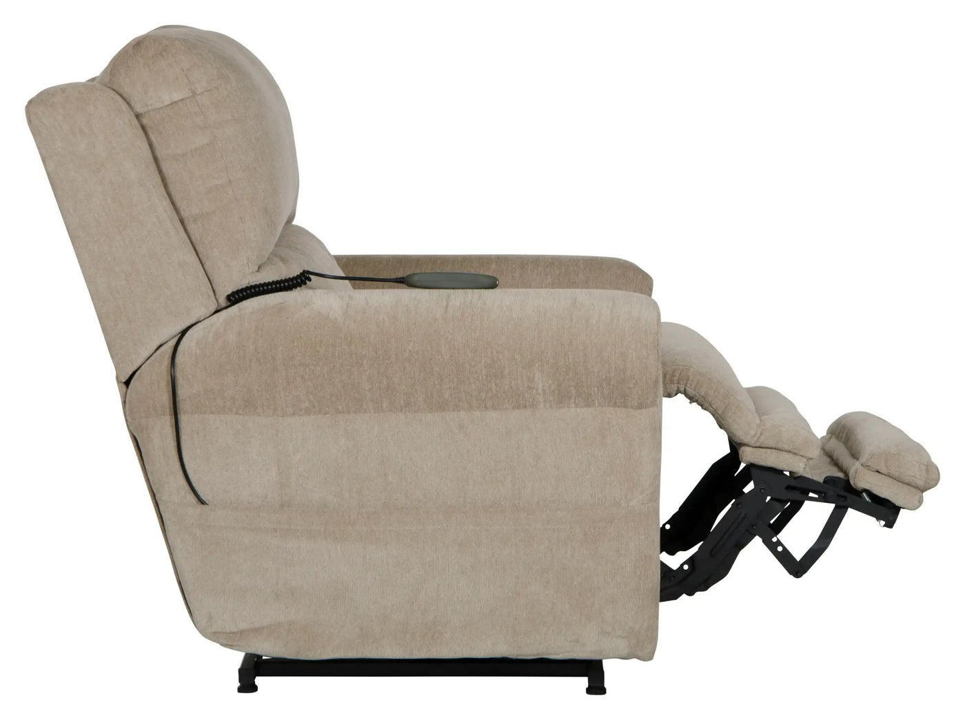 Warner - Power Headrest With Lumbar Power Lay Flat Recliner by Unique Piece Furniture