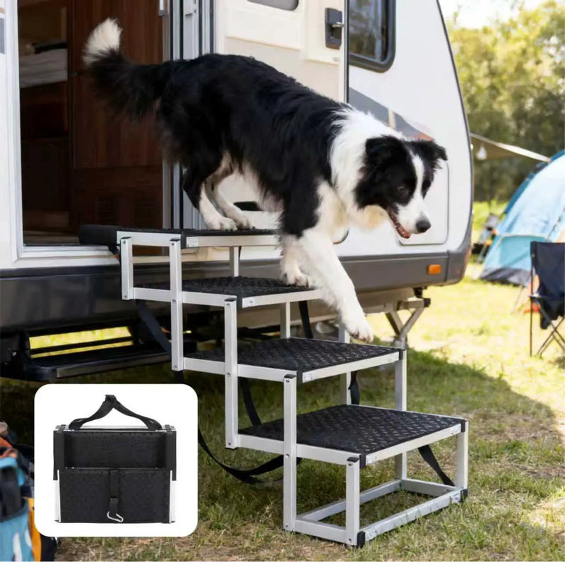 Foldable Dog Ramp for Cars, SUVs, and Trucks by HouseOfZazla