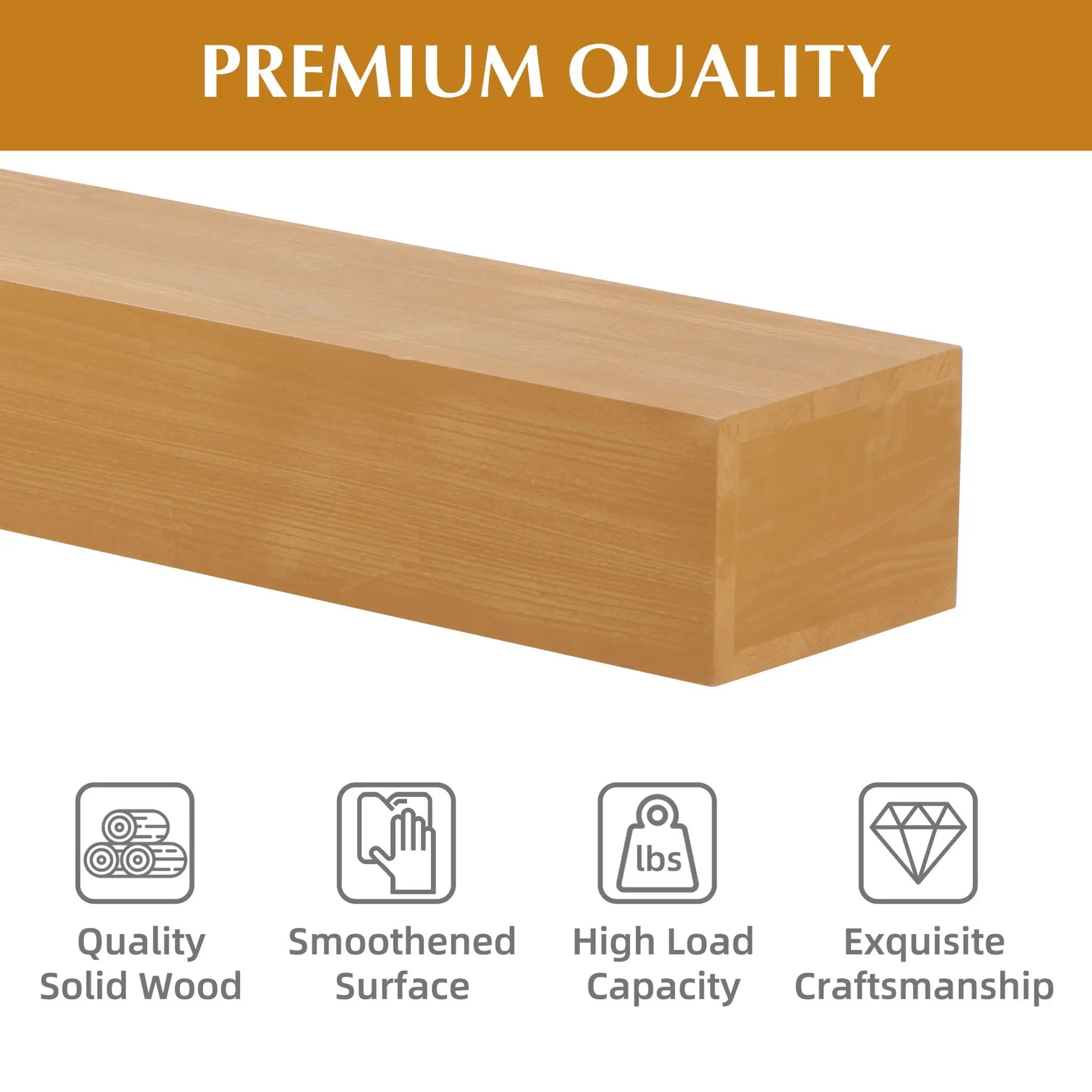 Fireplace Mantel Floating Shelf For Home Decor by Unique Piece Furniture