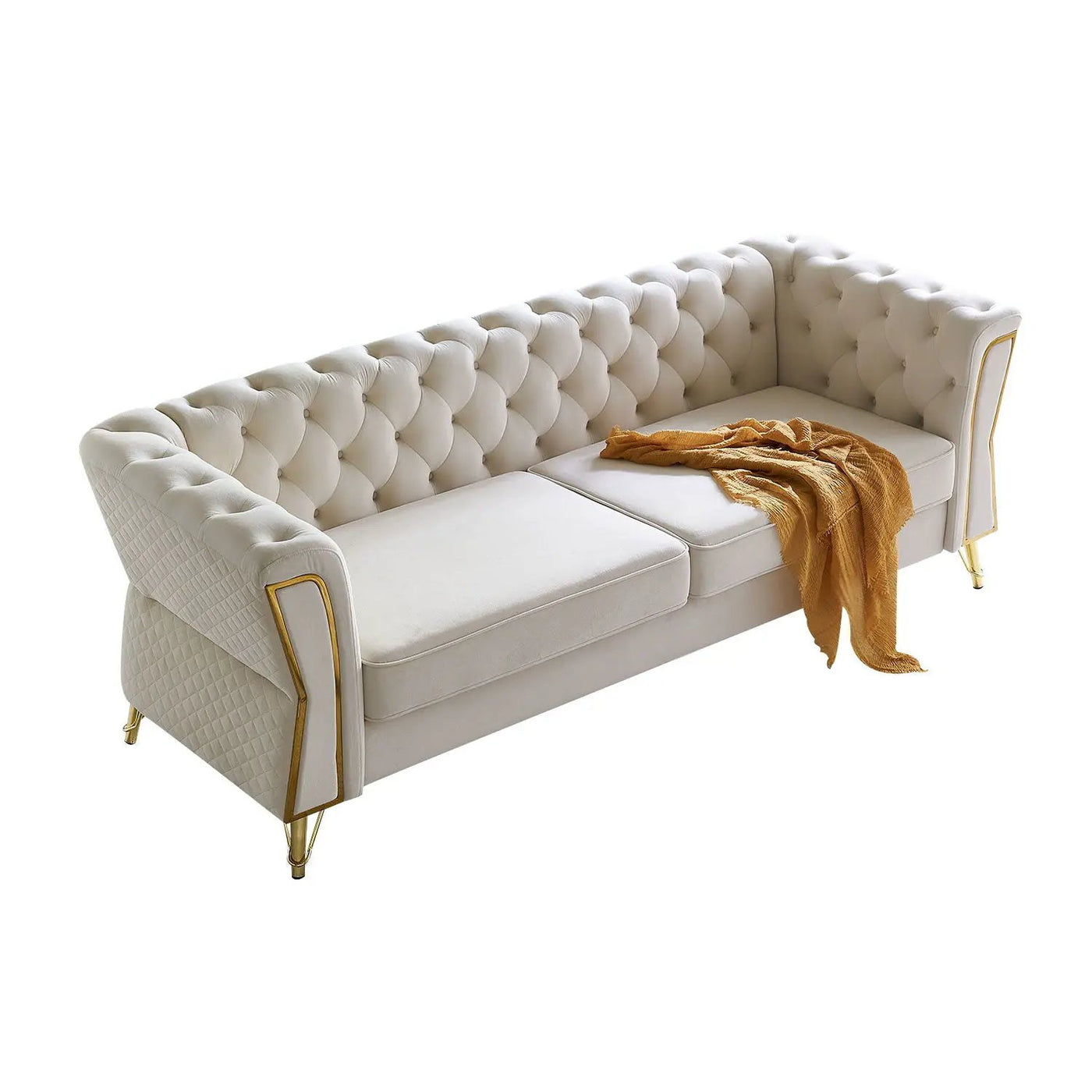 Modern Tufted Sofa For Living Room by Unique Piece Furniture