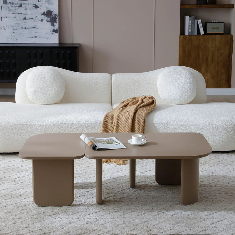 L-Shape Coffee Table For Living Room by Unique Piece Furniture