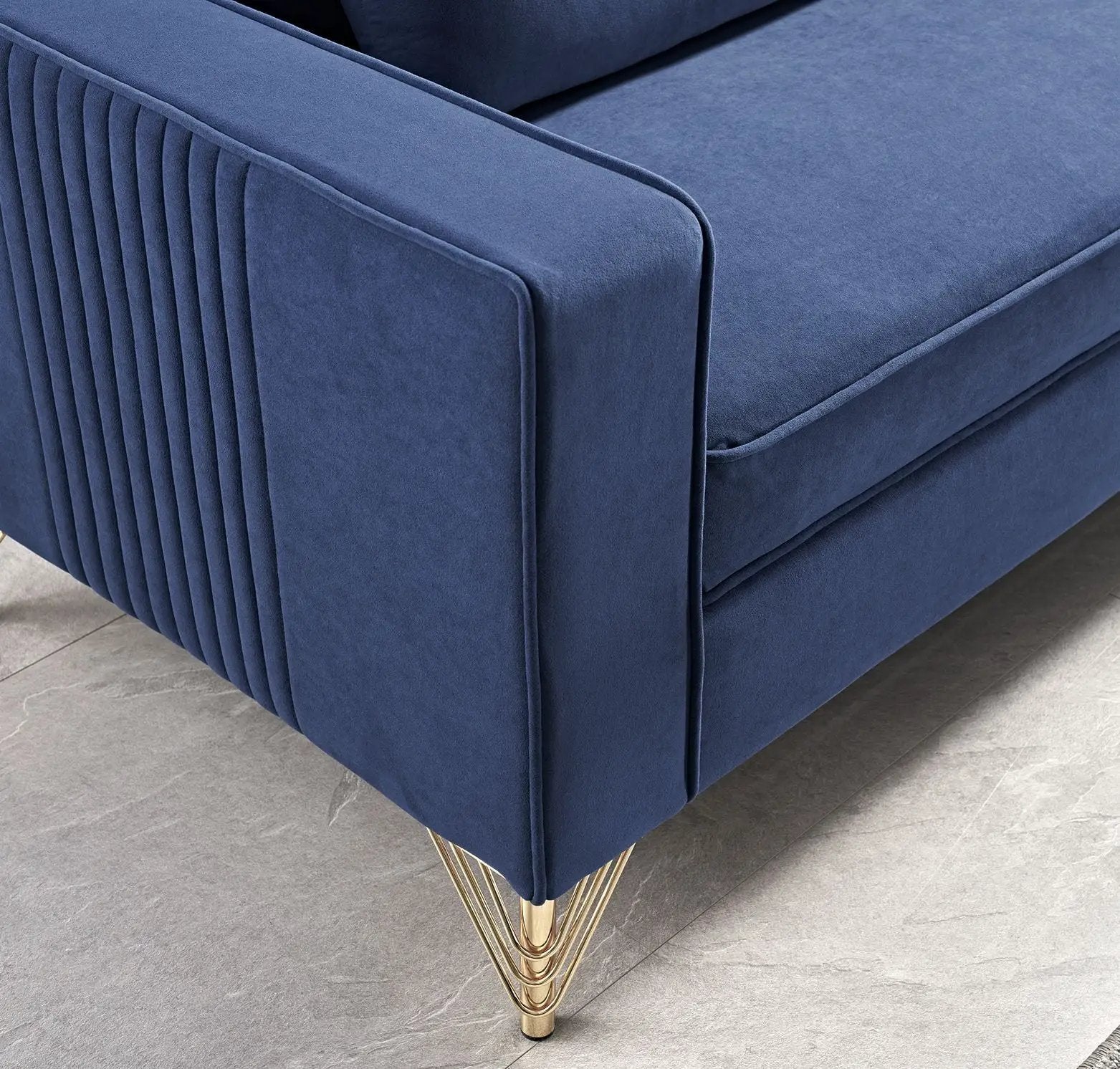 Aesthetic 3 Seater Couch With Classic Modern Appeal And Luxurious Soft Comfort by HouseOfZazla