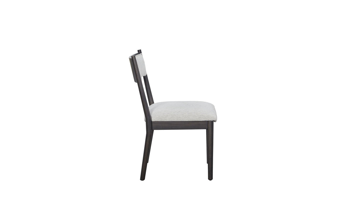 Upholstered Crescent Dining Chairs with Comfortable Upholstery - Peppercorn, photo 2 of 5