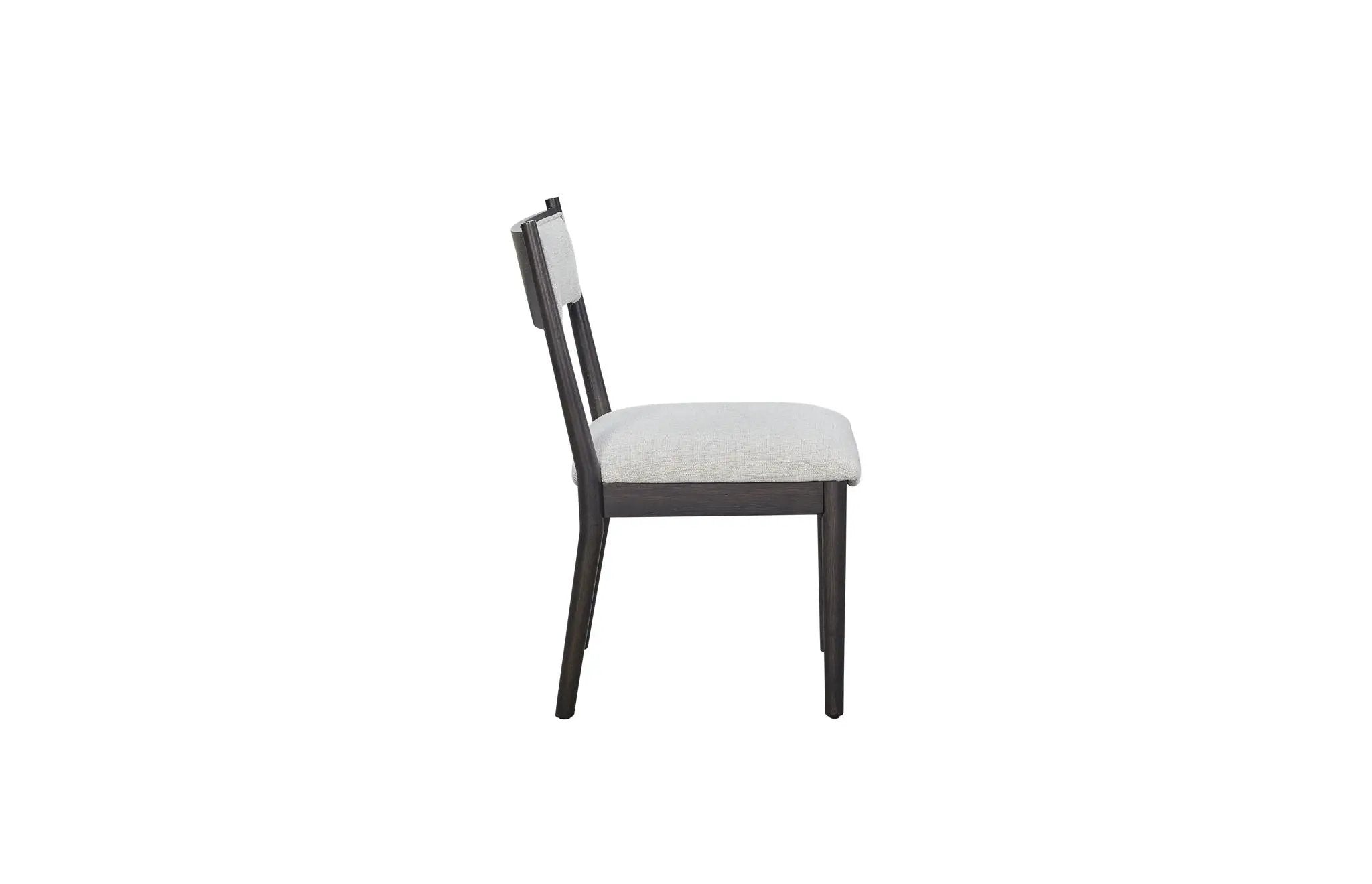Comfortable Upholstery Cresent Chair (Set of 2) - Peppercorn by HouseOfZazla