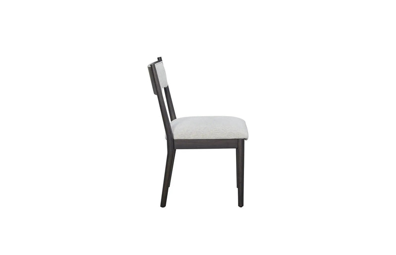 Comfortable Upholstery Cresent Chair (Set of 2) - Peppercorn by HouseOfZazla