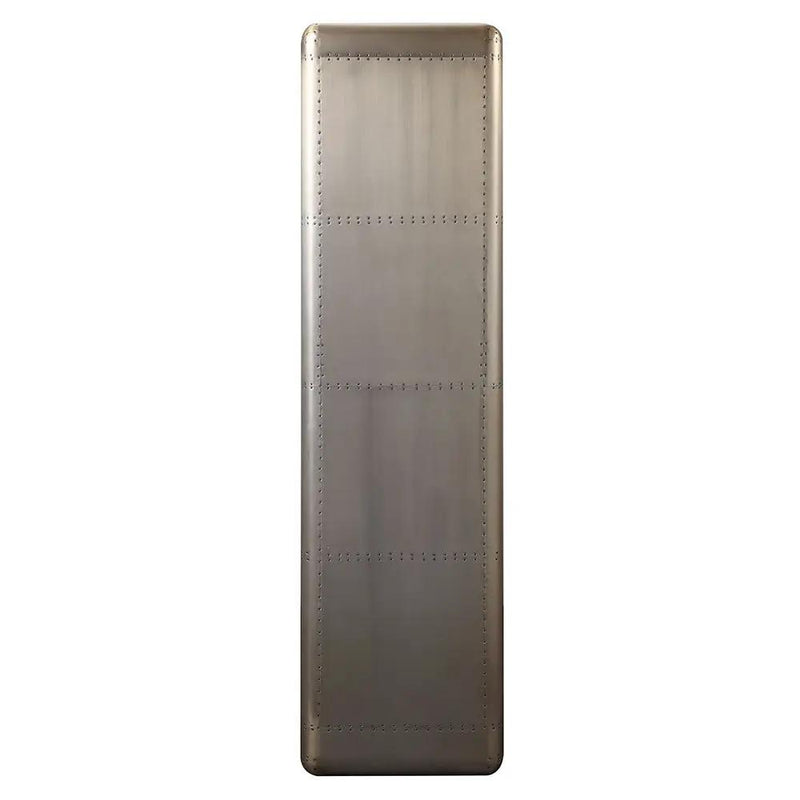Jennavieve - Bookcase - Gold Aluminum by Unique Piece Furniture